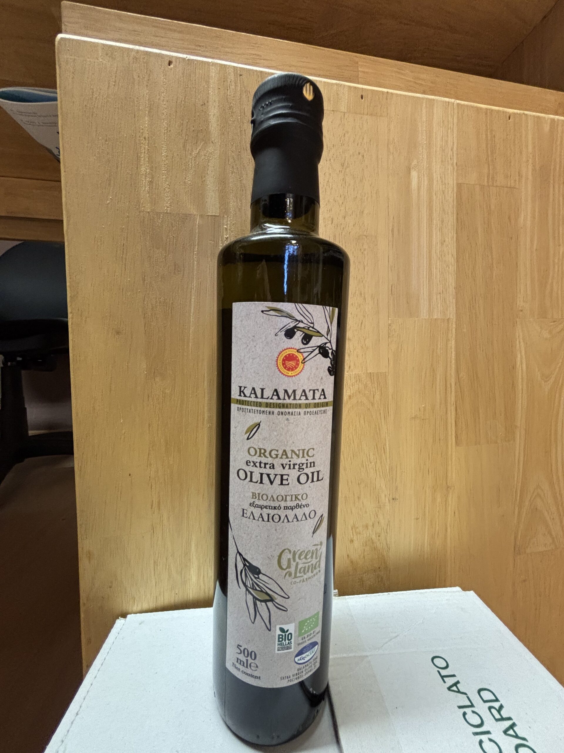 500 ml Extra vierge olijfolie BIO – Greenland